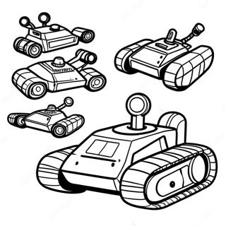 Pagina Para Colorir Dos Battlebots Ferozes Em Acao 44283-36830