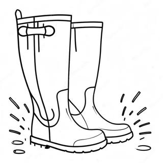 Pagina Para Colorir De Botas De Chuva 44292-36827