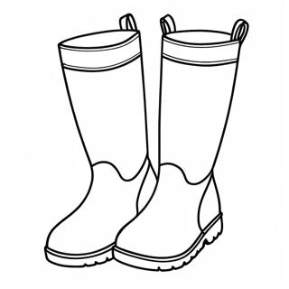 Pagina Para Colorir De Botas De Chuva 44292-36828