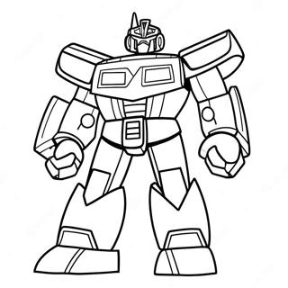 Mighty Megazord Em Acao Pagina Para Colorir 44413-36929