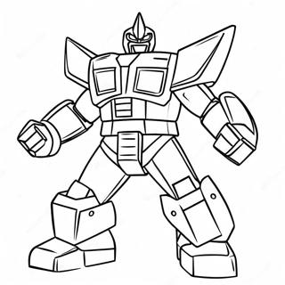 Mighty Megazord Em Acao Pagina Para Colorir 44413-36931