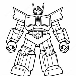 Mighty Megazord Em Acao Pagina Para Colorir 44413-36932