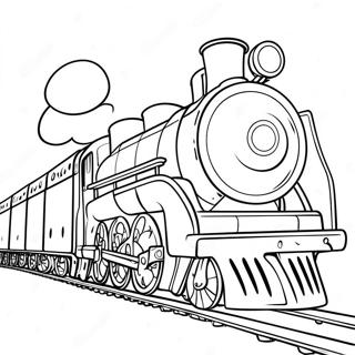 Aventura Do Trem Mighty Express Pagina Para Colorir 44433-36938