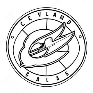 Pagina Para Colorir Do Logo Dos Cleveland Cavaliers 44482-36984