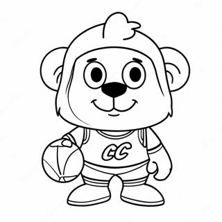 Pagina Para Colorir Do Mascote Dos Cleveland Cavaliers 44483-36991