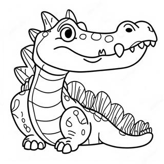 Pagina Para Colorir De Crocodilo Assustador 44502-37002