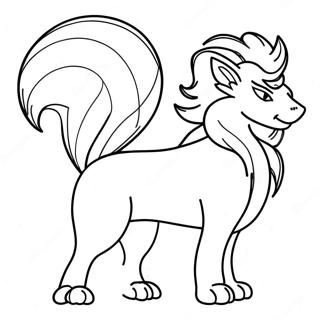 Ninetales Páginas Para Colorir