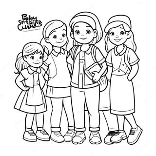 Pagina Para Colorir Dos Personagens Do Clube Dos Babas 44593-37073