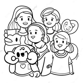 Pagina Para Colorir Dos Personagens Do Clube Dos Babas 44593-37075