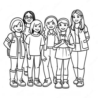 Pagina Para Colorir Dos Personagens Do Clube Dos Babas 44593-37076