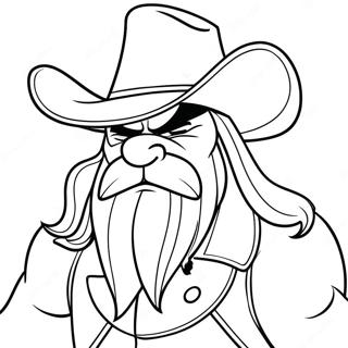 Yosemite Sam Com Chapeu De Cowboy Pagina Para Colorir 44713-37170