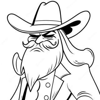 Yosemite Sam Com Chapeu De Cowboy Pagina Para Colorir 44713-37172