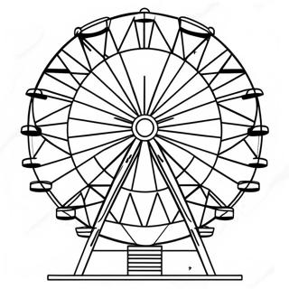 Pagina Para Colorir Da Roda Gigante Colorida Na Feira 44743-37197