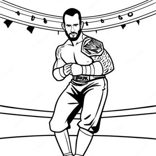 Pagina Para Colorir Cm Punk No Ringue 44853-37281