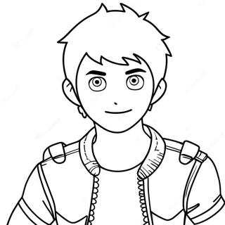 Scott Pilgrim Páginas Para Colorir