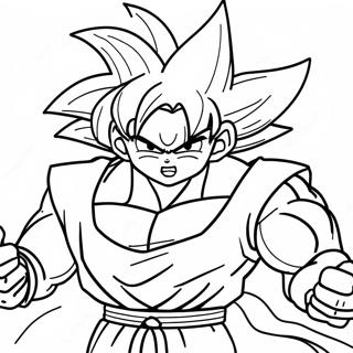 Pagina Para Colorir Do Goku Black Em Pose De Batalha 4502-3621