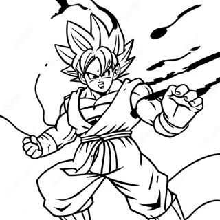 Pagina Para Colorir Do Goku Black Em Pose De Batalha 4502-3622