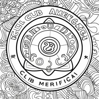 Pagina Para Colorir Do Logotipo Do Club America 45042-37428