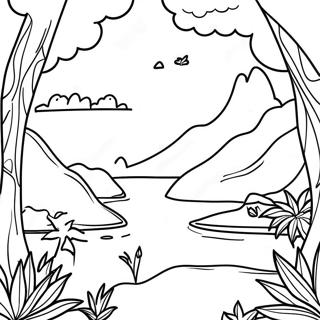 Pagina Para Colorir Da Paisagem De Honduras 45053-37451