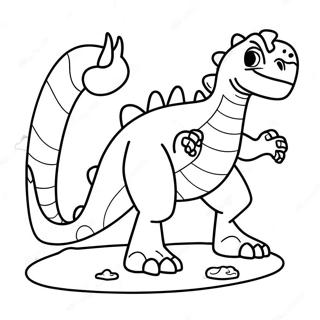 Pagina Para Colorir Da Menina Da Lua E Do Dinossauro Diabo 45113-37483