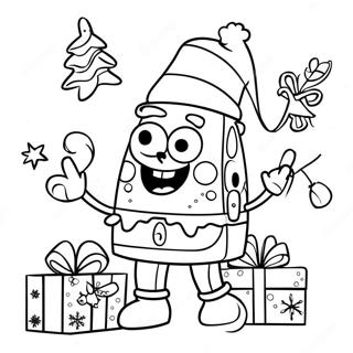 Pagina Para Colorir Do Spongebob Natalino 45253-37578