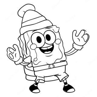 Pagina Para Colorir Do Spongebob Natalino 45253-37579