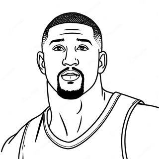 Pagina Para Colorir Do Klay Thompson 45283-37610