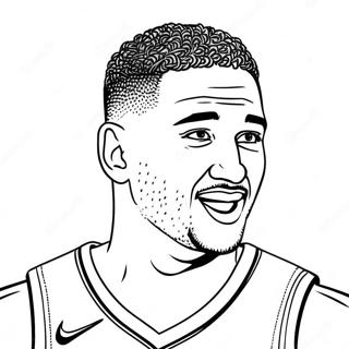 Pagina Para Colorir Do Klay Thompson 45283-37611