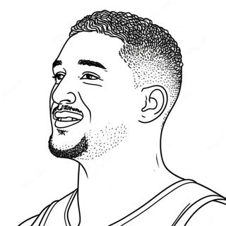 Pagina Para Colorir Do Klay Thompson 45283-37612