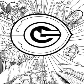 Pagina Para Colorir Do Logo Do Green Bay Packers 4531-3644