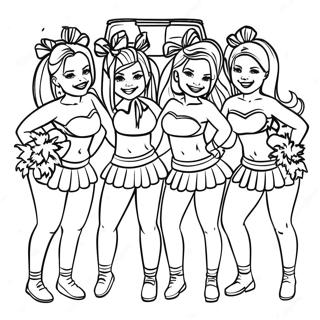 Pagina Para Colorir Das Cheerleaders Do Green Bay Packers 4532-3646