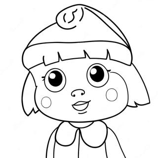 Pagina Para Colorir Da Dora Com Um Chapeu De Papai Noel Festivo 45344-37665