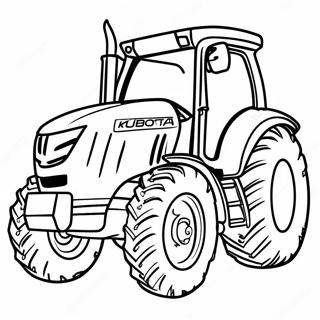 Pagina Para Colorir Do Trator Kubota 45363-37674