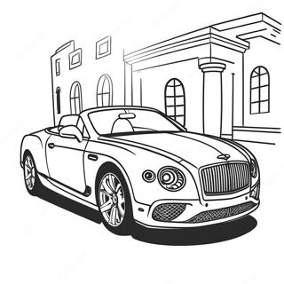 Pagina Para Colorir Conversivel Bentley Luxuoso 45494-37782