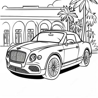 Pagina Para Colorir Conversivel Bentley Luxuoso 45494-37783