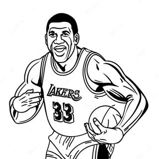 Pagina Para Colorir Magic Johnson 45503-37779