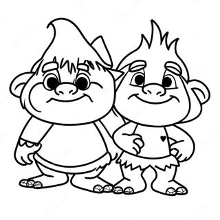 Trolls 3 Páginas Para Colorir