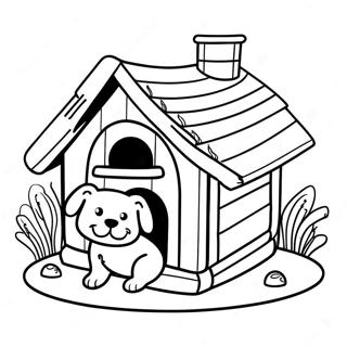 Pagina Para Colorir Da Casinha Do Cachorro 45613-37874