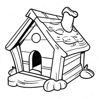 Pagina Para Colorir Da Casinha Do Cachorro 45613-37875