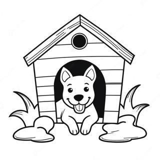 Pagina Para Colorir Da Casinha Do Cachorro 45613-37876