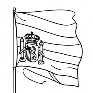 Pagina Para Colorir Bandeira Da Espanha 45663-37915