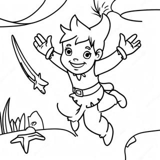 Pagina Para Colorir Aventura Com Peter Pan 4572-3677