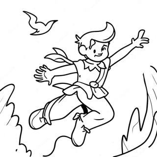 Pagina Para Colorir Aventura Com Peter Pan 4572-3680