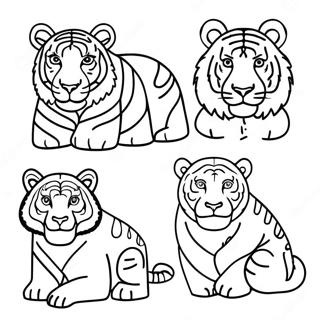 Pagina Para Colorir Animais Coloridos Em Perigo 45774-38005