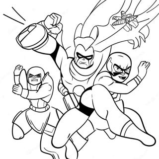 Pagina Para Colorir Herois Da Forca Do Perigo Em Acao 45844-38073