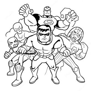 Pagina Para Colorir Herois Da Forca Do Perigo Em Acao 45844-38194