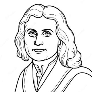 Pagina Para Colorir De Isaac Newton 45863-38212