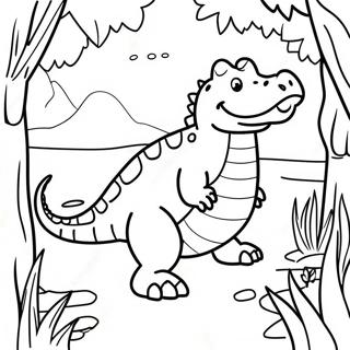 Pagina Para Colorir De Lyle Lyle Crocodilo Em Uma Aventura Na Selva 45874-38094