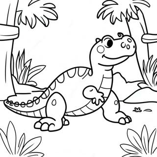 Pagina Para Colorir De Lyle Lyle Crocodilo Em Uma Aventura Na Selva 45874-38096