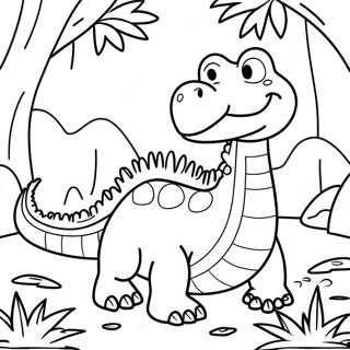 Pagina Para Colorir De Lyle Lyle Crocodilo Em Uma Aventura Na Selva 45874-38217